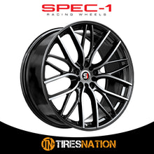 Spec-1 Sp-61 Gloss Black & Machined 18X8 4X100/4X114.3 73.1 38