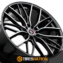 Spec-1 Sp-61 Gloss Black & Machined 18X8 4X100/4X114.3 73.1 38