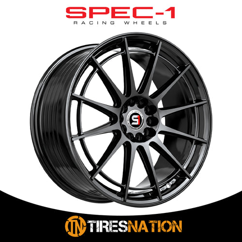Spec-1 Sp-64 Gloss Black 17X8 5X100/5X114.3 73.1 42