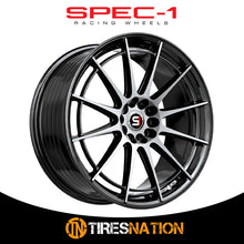 Spec-1 Sp-64 Gloss Black & Machined 17X8 4X100/4X114.3 73.1 42