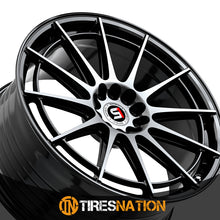 Spec-1 Sp-64 Gloss Black & Machined 17X8 4X100/4X114.3 73.1 42