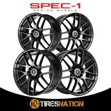 Spec-1 Sp-65 Gloss Black 17X8 5X100/5X114.3 73.1 42