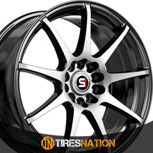 Spec-1 Sp-67 Gloss Black & Machined 18X8 5X112/5X114.3 73.1 38