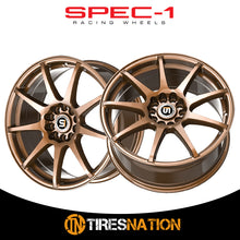 Spec-1 Sp-67 Gloss Bronze 17X7 5X108/5X114.3 73.1 42