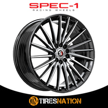 Spec-1 Sp-68 Gloss Black & Machined 17X7.5 5X100/5X114.3 73.1 42