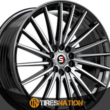 Spec-1 Sp-68 Gloss Black & Machined 17X7.5 5X100/5X114.3 73.1 42
