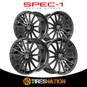 Spec-1 Sp-69 Gloss Black 18X8 4X100/4X114.3 73.1 38