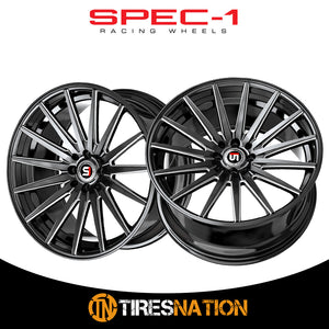 Spec-1 Sp-69 Gloss Black & Milled 18X8 4X100/4X114.3 73.1 38