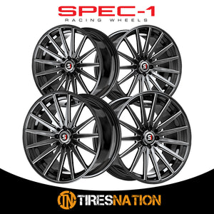 Spec-1 Sp-69 Gloss Black & Milled 18X8 4X100/4X114.3 73.1 38