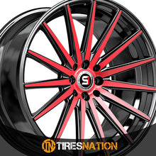 Spec-1 Sp-69 Gloss Black & Red Machined 17X7.5 4X100/4X114.3 73.1 42