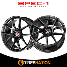 Spec-1 Sp-71 Gloss Black 17X8 4X100/4X114.3 73.1 42