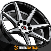 Spec-1 Sp-73 Gloss Black & Machined & Undercut 17X7.5 5X112/5X114.3 73.1 42