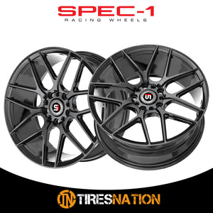Spec-1 Sp-78 Gloss Black 17X7.5 4X100/4X114.3 73.1 35