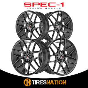 Spec-1 Sp-78 Gloss Black 17X7.5 4X100/4X114.3 73.1 35
