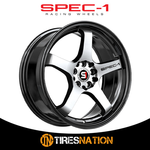 Spec-1 Spt-31 Gloss Black & Machined 19X9.5 Blank 4X/5X 73.1 25