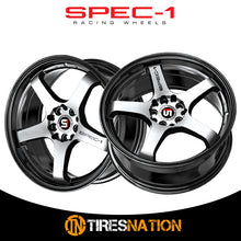 Spec-1 Spt-31 Gloss Black & Machined 19X9.5 Blank 4X/5X 73.1 25