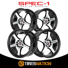 Spec-1 Spt-31 Gloss Black & Machined 19X9.5 Blank 4X/5X 73.1 25