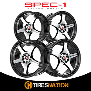 Spec-1 Spt-31 Gloss Black & Machined 19X9.5 Blank 4X/5X 73.1 25