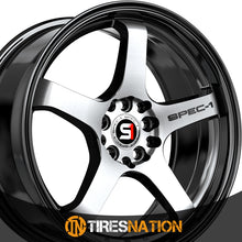 Spec-1 Spt-31 Gloss Black & Machined 19X9.5 Blank 4X/5X 73.1 25