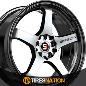Spec-1 Spt-31 Gloss Black & Machined 19X9.5 Blank 4X/5X 73.1 25