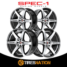 Spec-1 Spt-32 Gloss Black & Machined 18X9 4X100/4X114.3 73.1 38