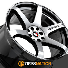 Spec-1 Spt-32 Gloss Black & Machined 18X9 4X100/4X114.3 73.1 38