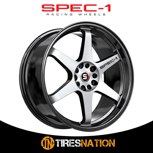 Spec-1 Spt-33 Gloss Black & Machined 19X10.5 Blank 4X/5X 73.1 22