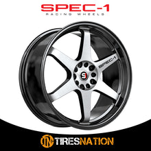 Spec-1 Spt-33 Gloss Black & Machined 18X9.5 Blank 4X/5X 73.1 42