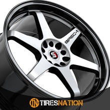 Spec-1 Spt-33 Gloss Black & Machined 18X10.5 Blank 4X/5X 73.1 -8