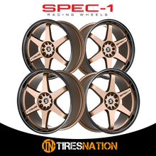 Spec-1 Spt-33 Matte Bronze & Black Lip 17X9 Blank 4X/5X 73.1 42