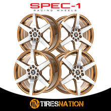 Spec-1 Spt-34 Gold & Machined 16X7 5X100/5X114.3 73.1 30