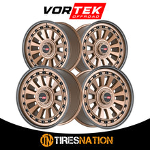 Vortek Vrd-702 Matte Bronze With Black Bolts & Lip 18X9 6X135/6X139.7 106.1 12