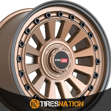 Vortek Vrd-702 Matte Bronze With Black Bolts & Lip 18X9 6X135/6X139.7 106.1 12