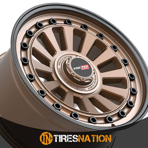 Vortek Vrd-702 Matte Bronze With Black Bolts & Lip 18X9 6X135/6X139.7 106.1 12