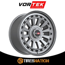 Vortek Vrd-702 Matte Gunmetal With Black Bolts & Lip 18X9 Blank 78.1 12
