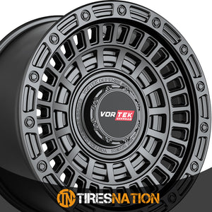 Vortek Vrd-705 Matte Black 17X9 6X120/6X139.7 93.1 12
