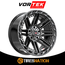 Vortek Vrp-501 Gloss Black Center & Diamond Cut Ring With Dark Tint 20X9 5X127/5X139.7 78.1 0