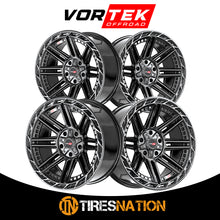 Vortek Vrp-501 Gloss Black Center & Diamond Cut Ring With Dark Tint 20X9 5X127/5X139.7 78.1 12