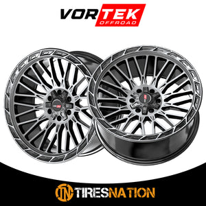 Vortek Vrp-502 Black Diamond Cut With Dark Tint 20X10 5X127/5X139.7 78.1 -18