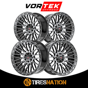 Vortek Vrp-502 Black Diamond Cut With Dark Tint 20X10 5X127/5X139.7 78.1 -18