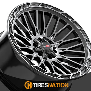 Vortek Vrp-502 Black Diamond Cut With Dark Tint 20X10 5X127/5X139.7 78.1 -18