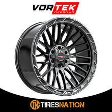Vortek Vrp-502 Gloss Black Center & Diamond Cut Ring With Dark Tint 20X10 5X127/5X139.7 78.1 -18