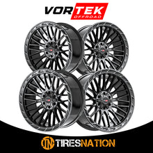 Vortek Vrp-502 Gloss Black Center & Diamond Cut Ring With Dark Tint 20X10 6X135/6X139.7 106.1 -18