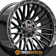 Vortek Vrp-502 Gloss Black Center & Diamond Cut Ring With Dark Tint 20X9 5X127/5X139.7 78.1 0