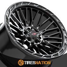 Vortek Vrp-502 Gloss Black Center & Diamond Cut Ring With Dark Tint 20X10 6X135/6X139.7 106.1 -18
