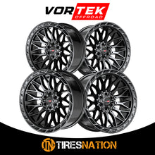 Vortek Vrp-503 Gloss Black Center & Diamond Cut Ring With Dark Tint 20X10 6X135/6X139.7 106.1 -18