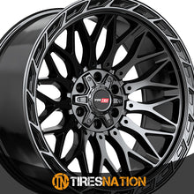 Vortek Vrp-503 Gloss Black Center & Diamond Cut Ring With Dark Tint 20X10 5X127/5X139.7 78.1 -18