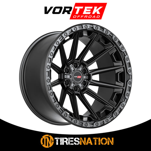 Vortek Vrt-601 Matte Black 24X10 6X135/6X139.7 106.1 0