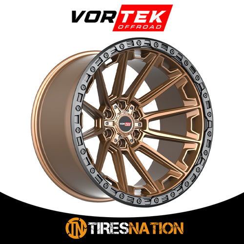 Vortek Vrt-601 Matte Bronze With Black Bead Ring 18X9 6X135/6X139.7 106.1 12