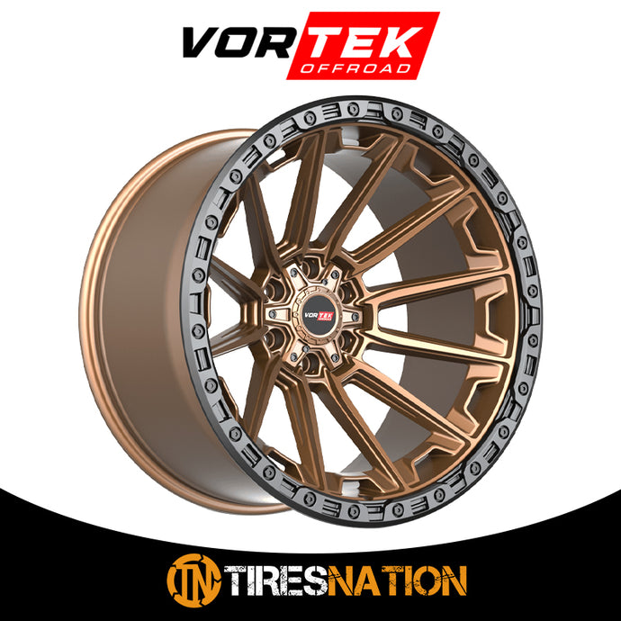 Vortek Vrt-601 Matte Bronze With Black Bead Ring 18X9 6X135/6X139.7 106.1 12